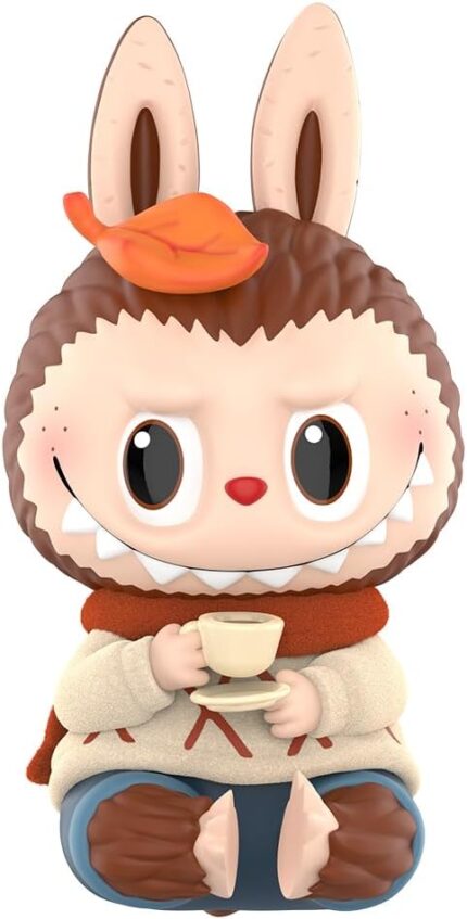 POP MART ZIMOMO Warm Sweater Figure, 3,15 inches Height, Toys for Modern Home Decor, Collectible Toy Set for Desk Accessories