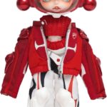 POP MART SKULLPANDA × Ducati 1/6 Action Figure BJD Doll, Ball Jointed Doll, DIY Clothes, Toys for Modern Home Decor, Collectible Toy, Gifts for Girlfriend, Daughter