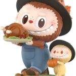 POP MART The Monsters Thanksgiving Figurine, Toys for Mordern Home Décor, Collectible Art Toy,Thanksgiving Decoration, Gift for boy and Girl