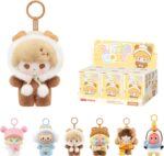 POP MART POP Bean Fluffy & Cozy Series-Plush Pendant Blind Box Figures, Collectible Toys Home Decorations, Holiday Birthday Gifts for Girls and Boys, Single Box