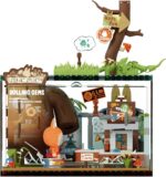The Monsters Forest Secret Base Series Blocks-Jam Graffiti, Labubu Building Toy Set, Interactive Building Toy for Kids, Boys, and Girls - Imagen 2