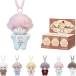 POP MART DIMOO Crush on Coffee Series-Soft-faced Plush Keychain Blind Box, Random Design Action Figures Collectible Toys Home Decorations, Single Box