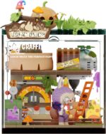 The Monsters Forest Secret Base Series Blocks-Jam Graffiti, Labubu Building Toy Set, Interactive Building Toy for Kids, Boys, and Girls