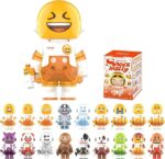 POP MART MEGA Space Molly 100% × Emoji Series, Molly Blind Box Figures, Random Design Action Figures Collectible Toys Home Decorations, Holiday Birthday Gifts for Girls and Boys, Single Box - Imagen 3