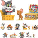 POP MART Tom and Jerry: Funfair Series Blind Box Figures, Collectible Toys Home Decorations, Holiday Birthday Gifts for Girls and Boys, Single Box